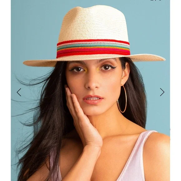 Elegancia Tropical Desierto Classic Panama Hat Handwoven NWT Unisex Sz L… - Picture 2 of 16